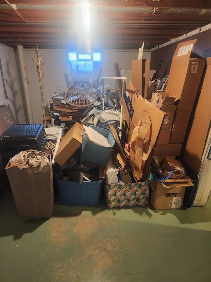 Roll-off dumpster container at job site for Construction Dumpster Rental in Surf City